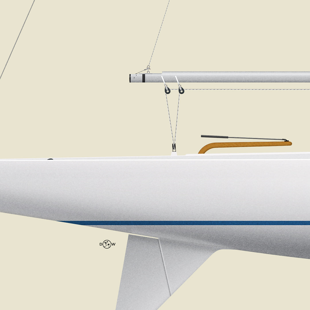 Etchells Custom Half Hull Print