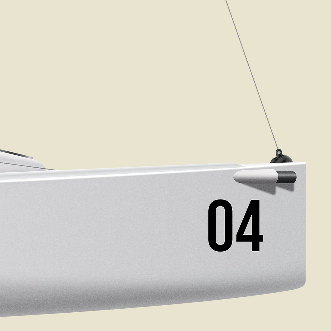 J/70 Custom Half Hull Print