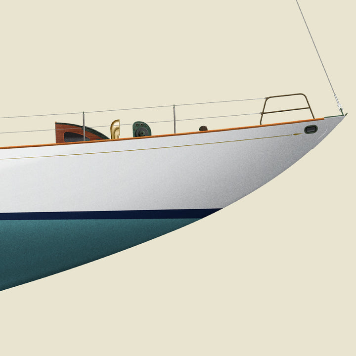 Custom Half Hull Print