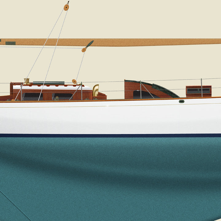 Custom Half Hull Print