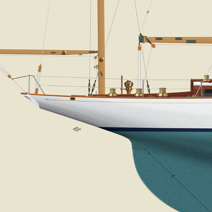 Custom Half Hull Print