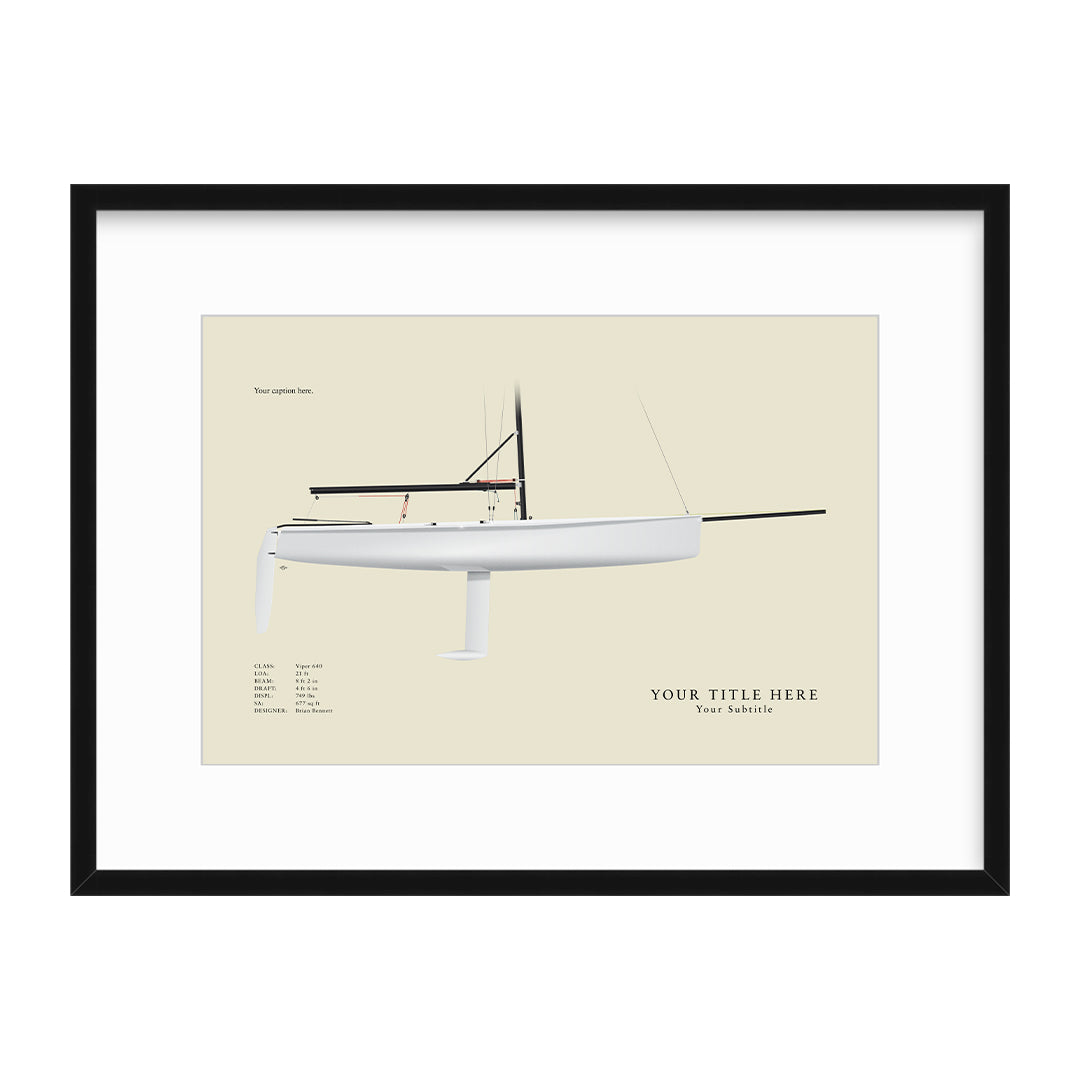 Viper 640 Custom Half Hull Print