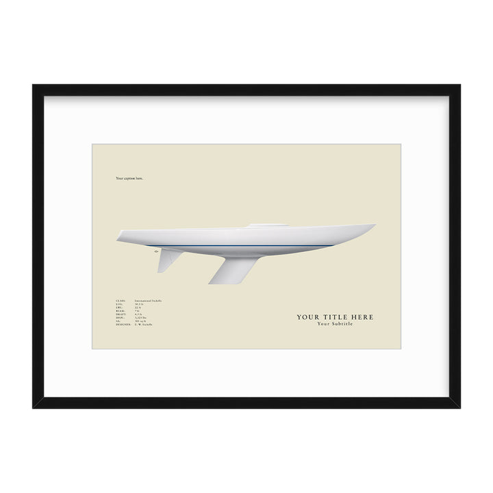Etchells Custom Half Hull Print