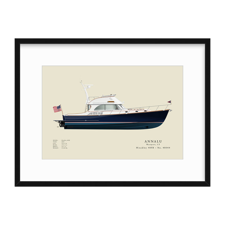 Custom Half Hull Print