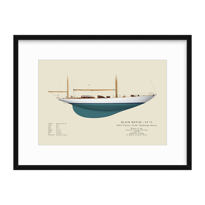 Custom Half Hull Print