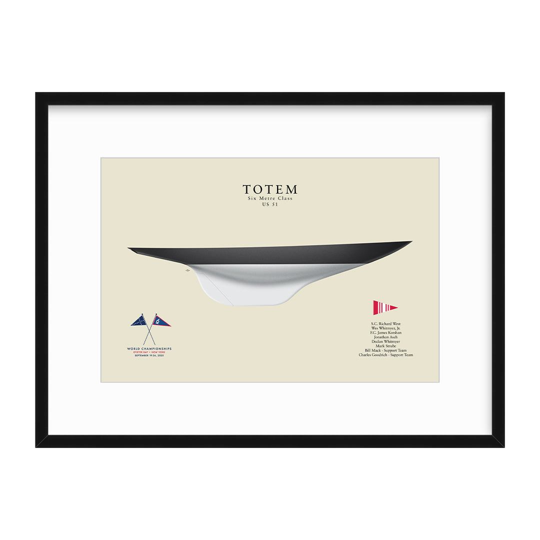 Custom Half Hull Print