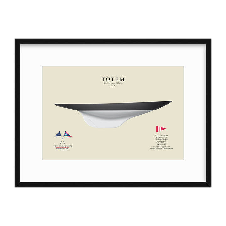 Custom Half Hull Print