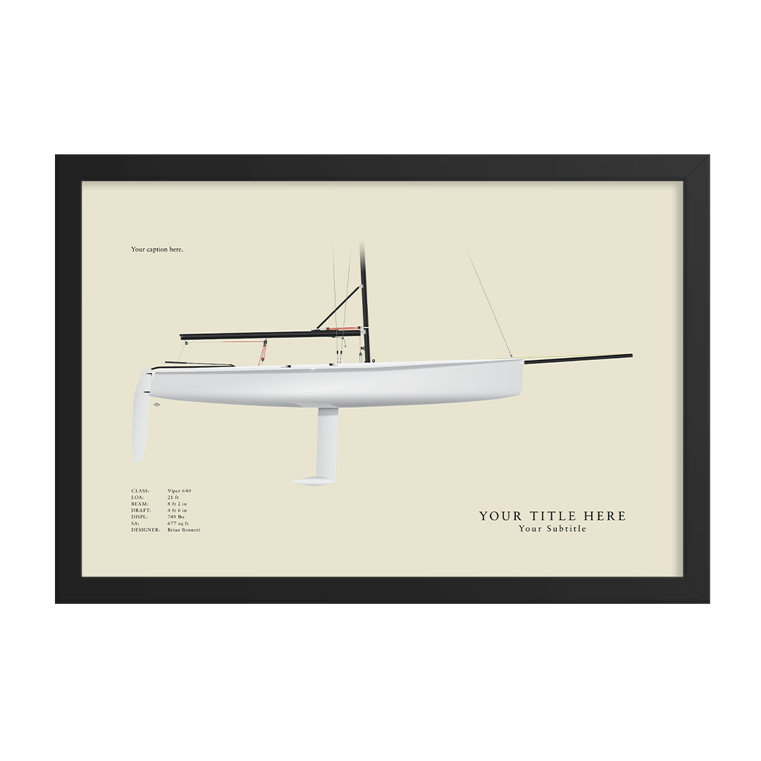 Viper 640 Custom Half Hull Print