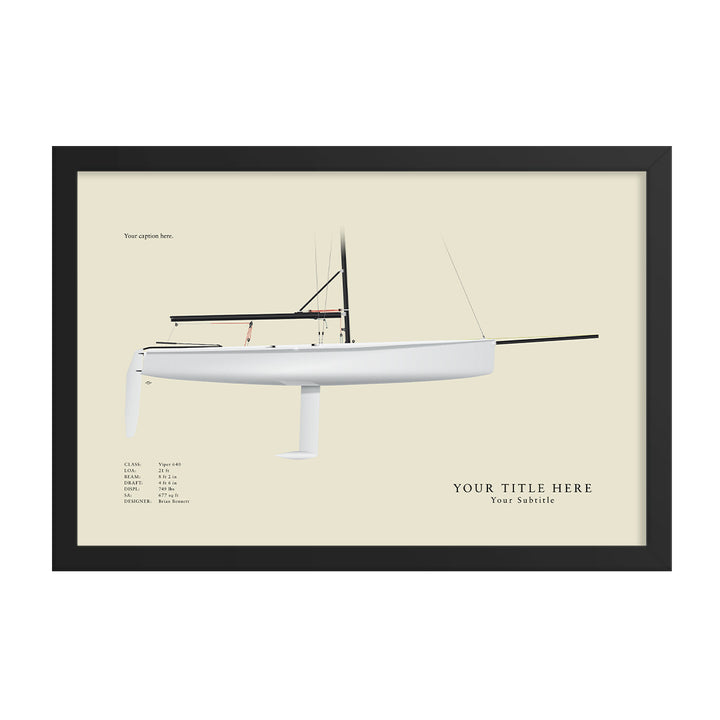 Viper 640 Custom Half Hull Print