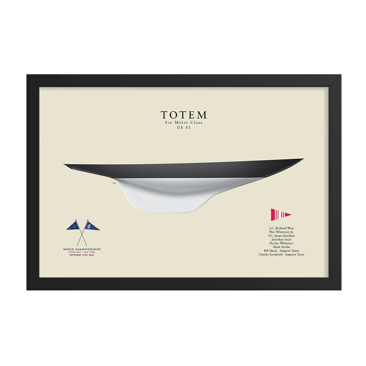 Custom Half Hull Print