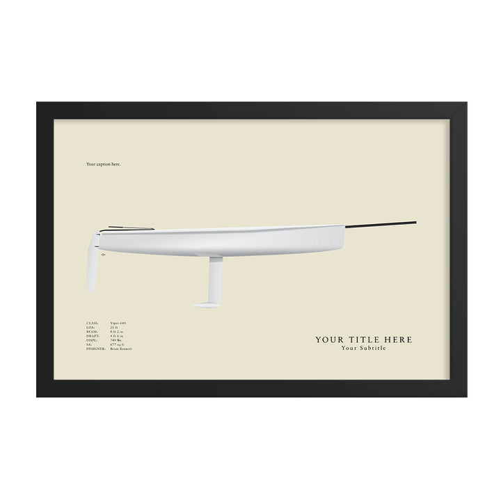 Viper 640 Custom Half Hull Print