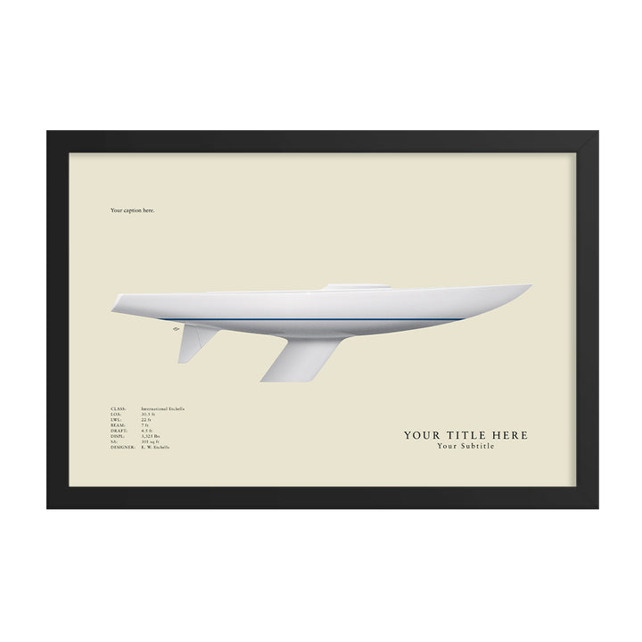 Etchells Custom Half Hull Print