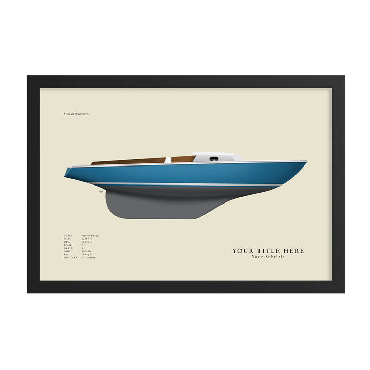 Ensign Custom Half Hull Print