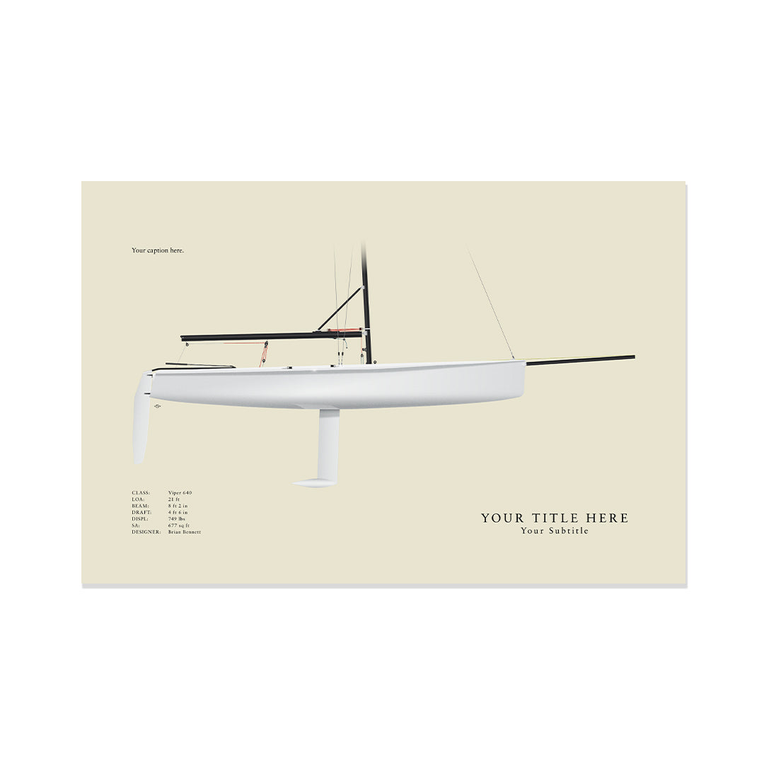 Viper 640 Custom Half Hull Print