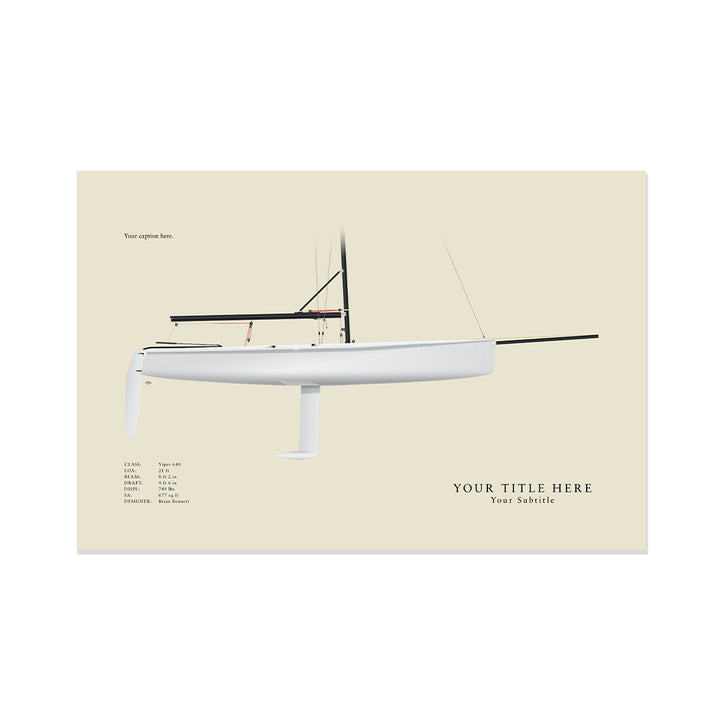 Viper 640 Custom Half Hull Print