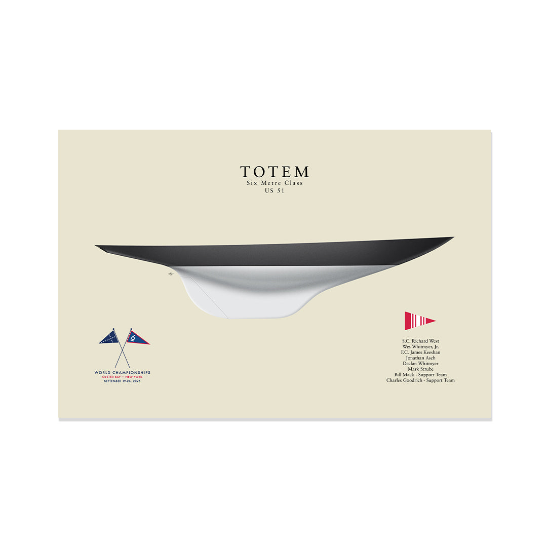 Custom Half Hull Print