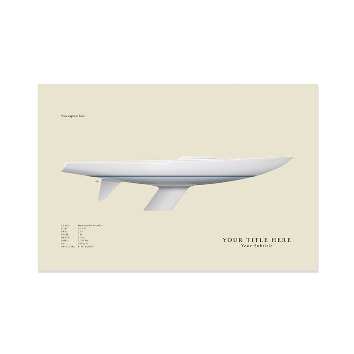 Etchells Custom Half Hull Print