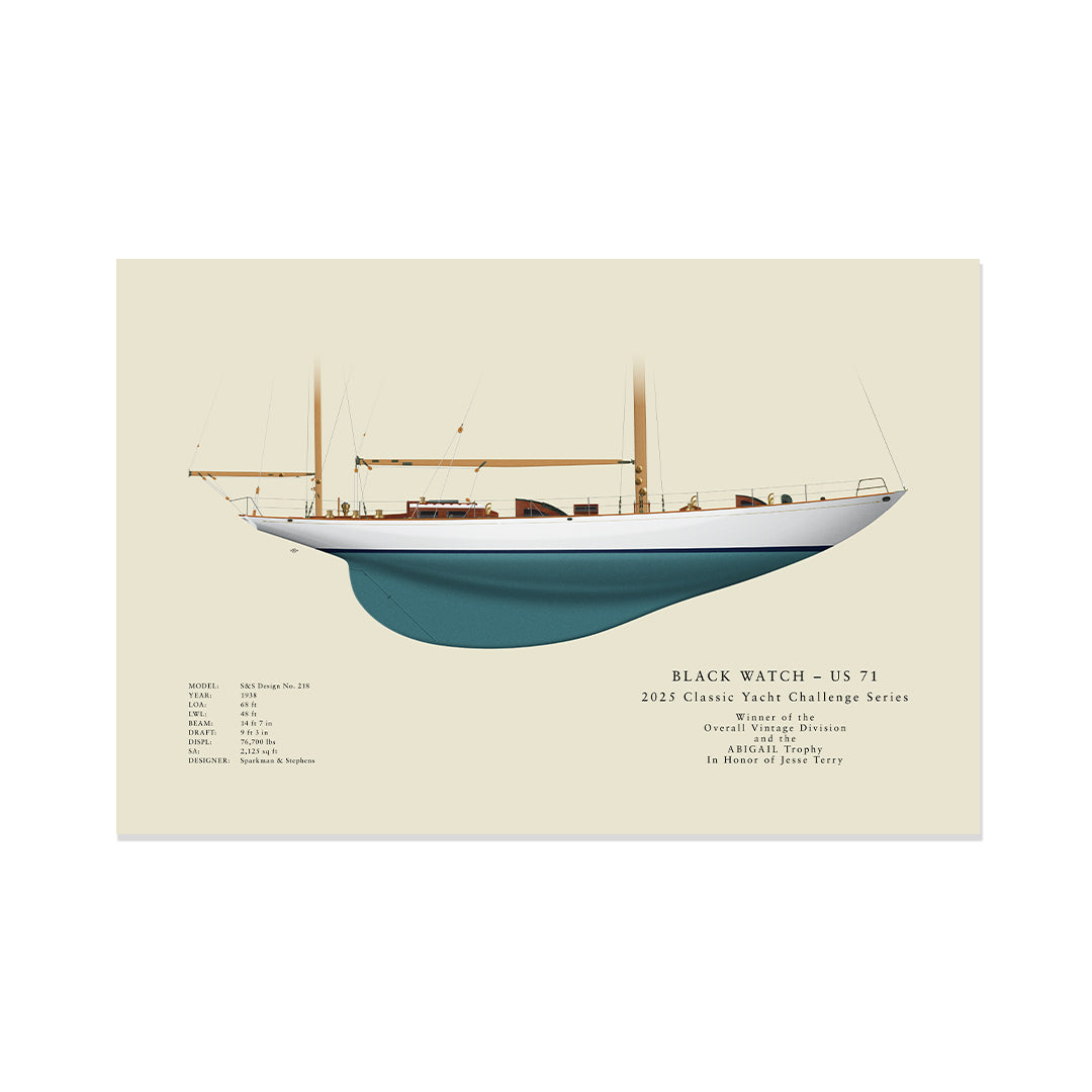 Custom Half Hull Print