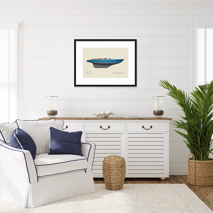 Ensign Custom Half Hull Print