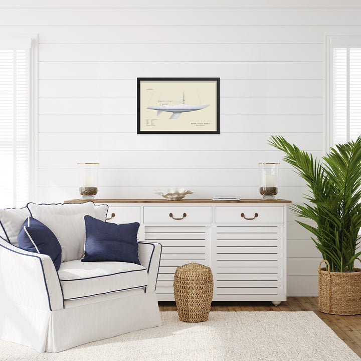 Etchells Custom Half Hull Print