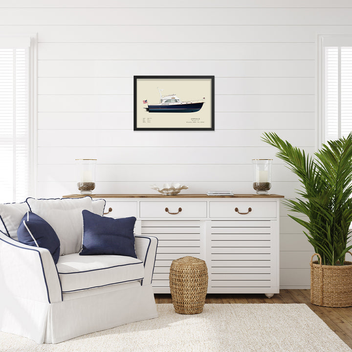 Custom Half Hull Print