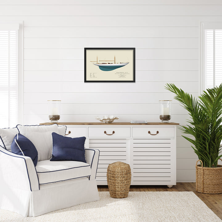 Custom Half Hull Print