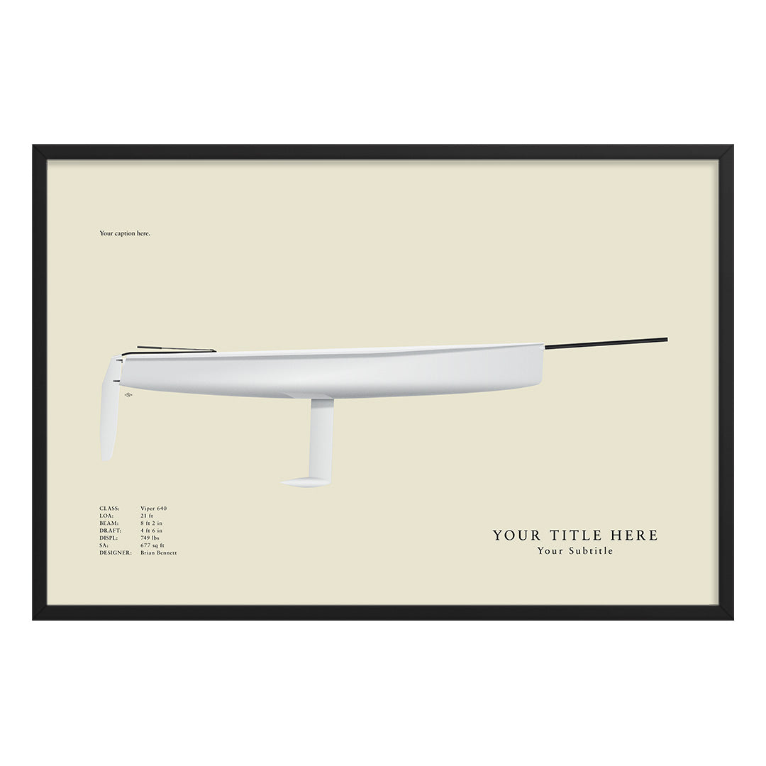 Viper 640 Custom Half Hull Print