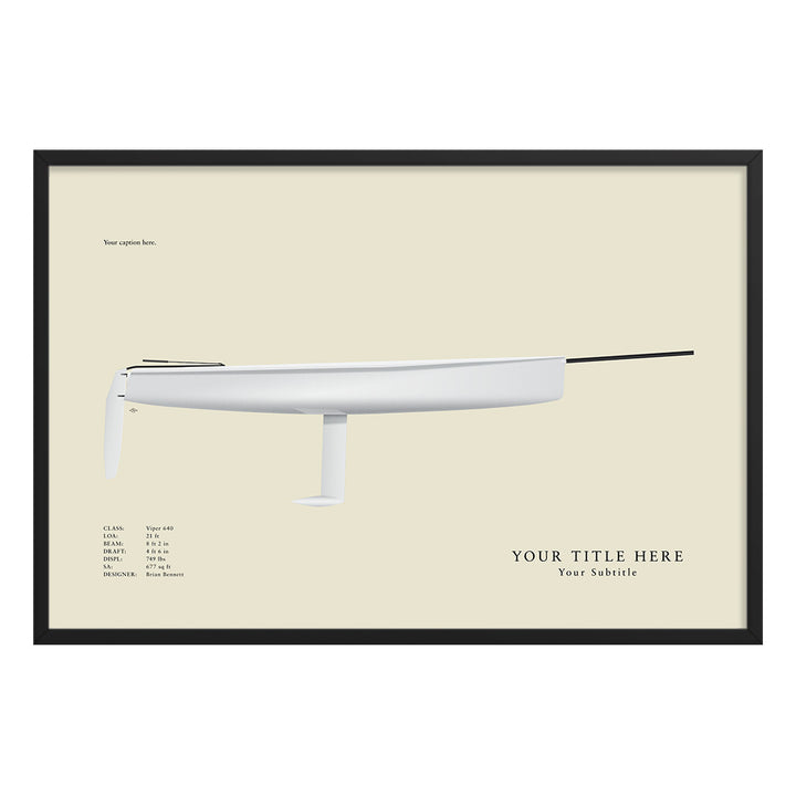 Viper 640 Custom Half Hull Print