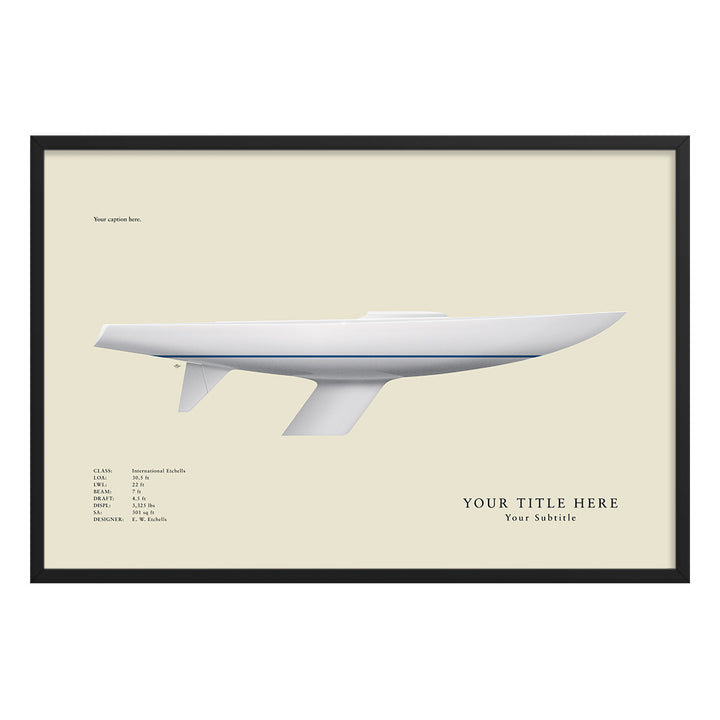 Etchells Custom Half Hull Print