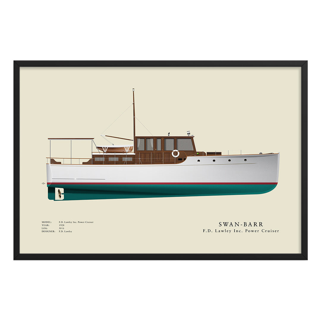 Custom Half Hull Print