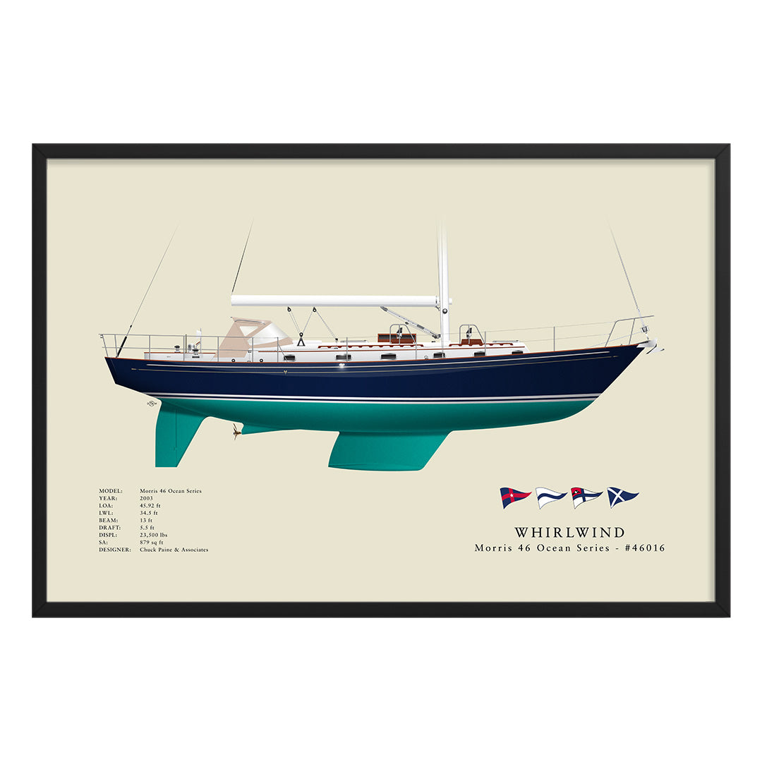 Custom Half Hull Print