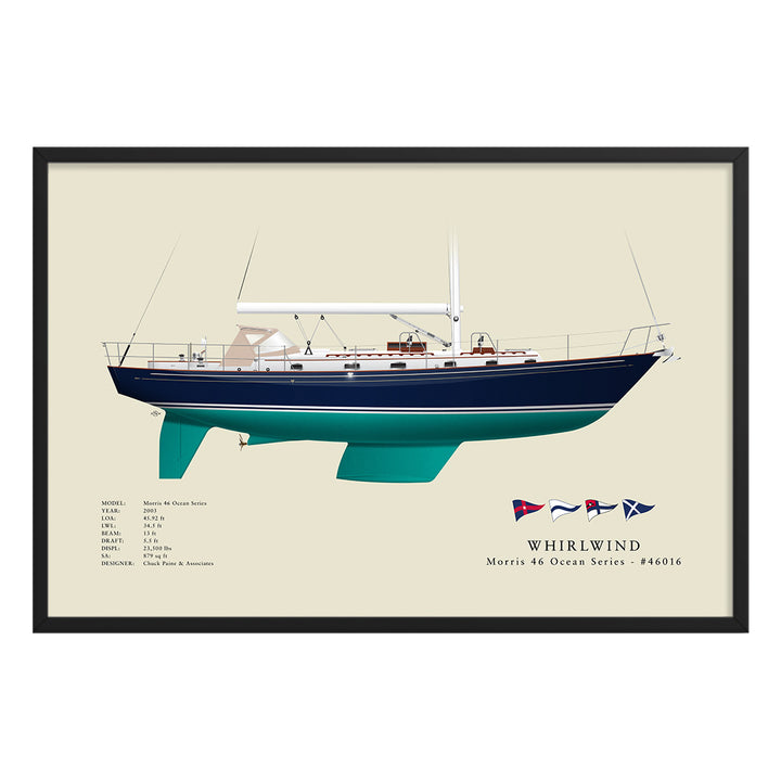 Custom Half Hull Print