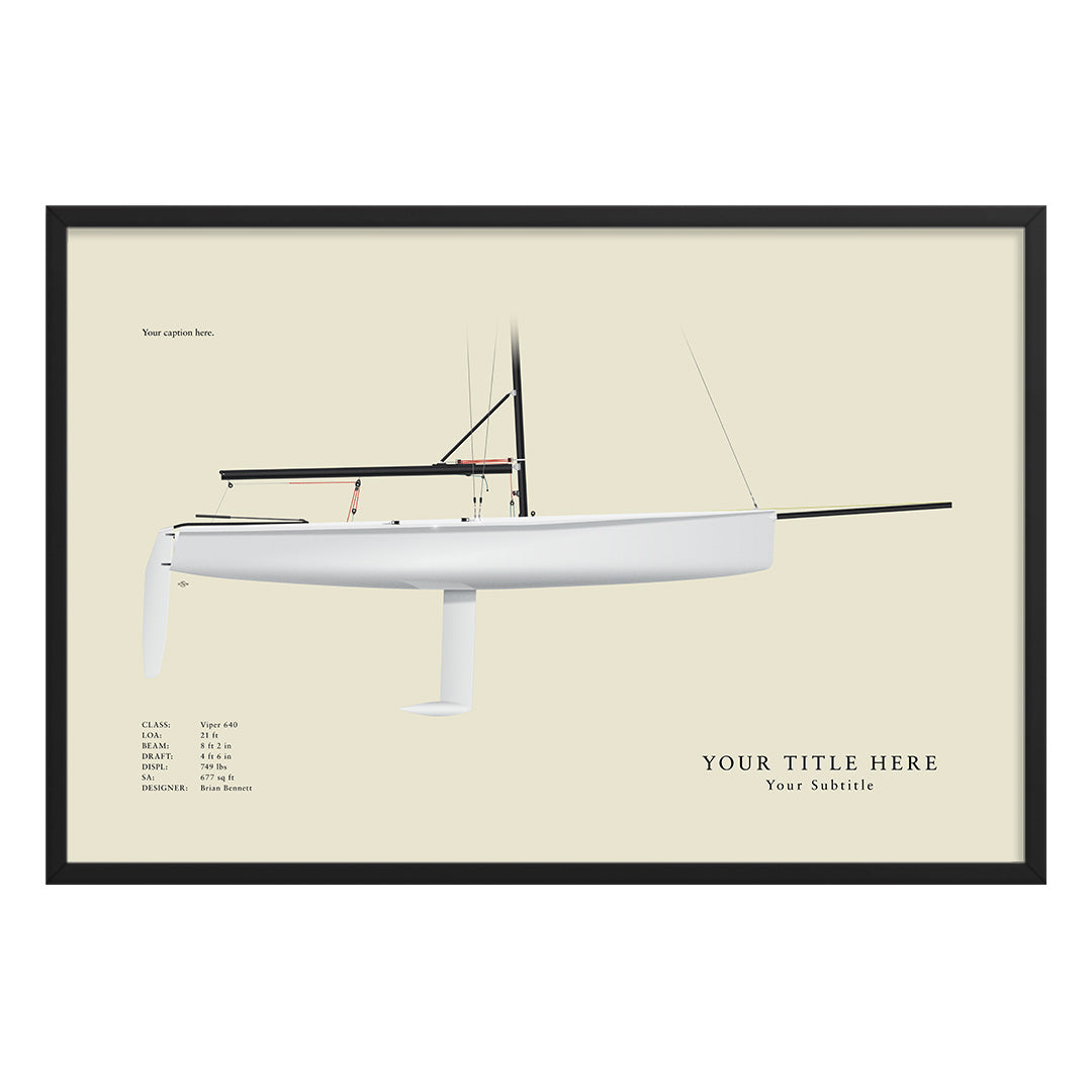 Viper 640 Custom Half Hull Print