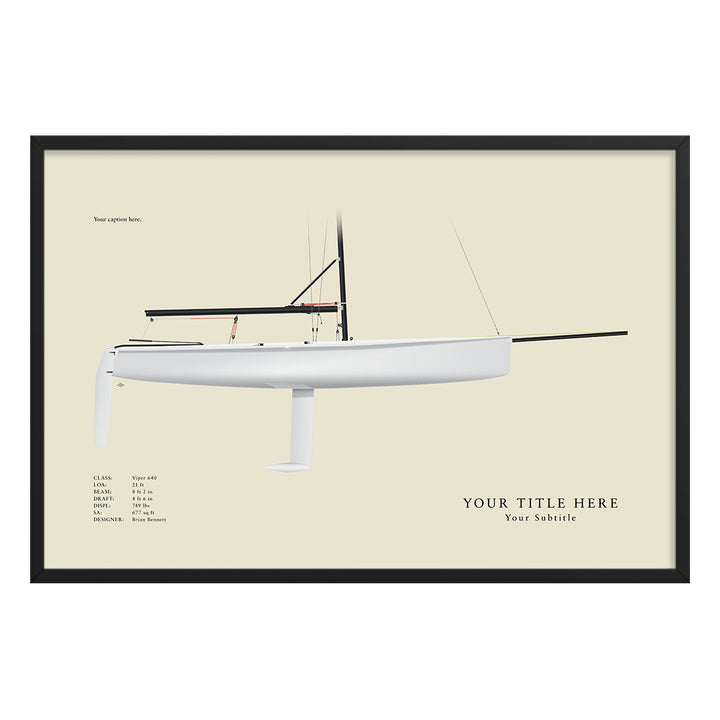 Viper 640 Custom Half Hull Print