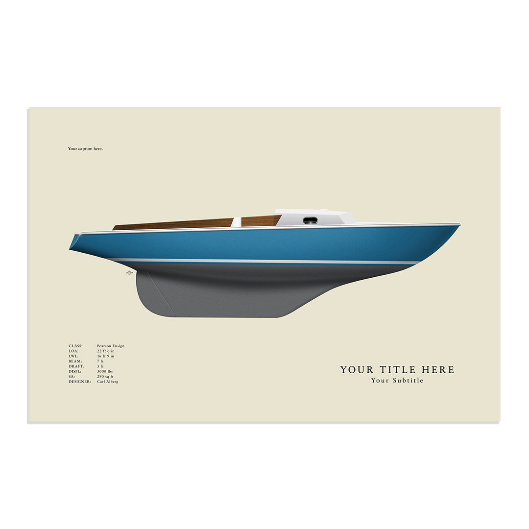 Ensign Custom Half Hull Print