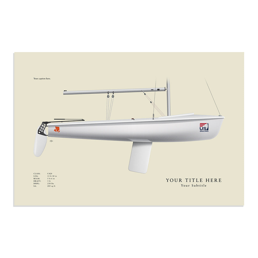 Club 420 Custom Half Hull Print