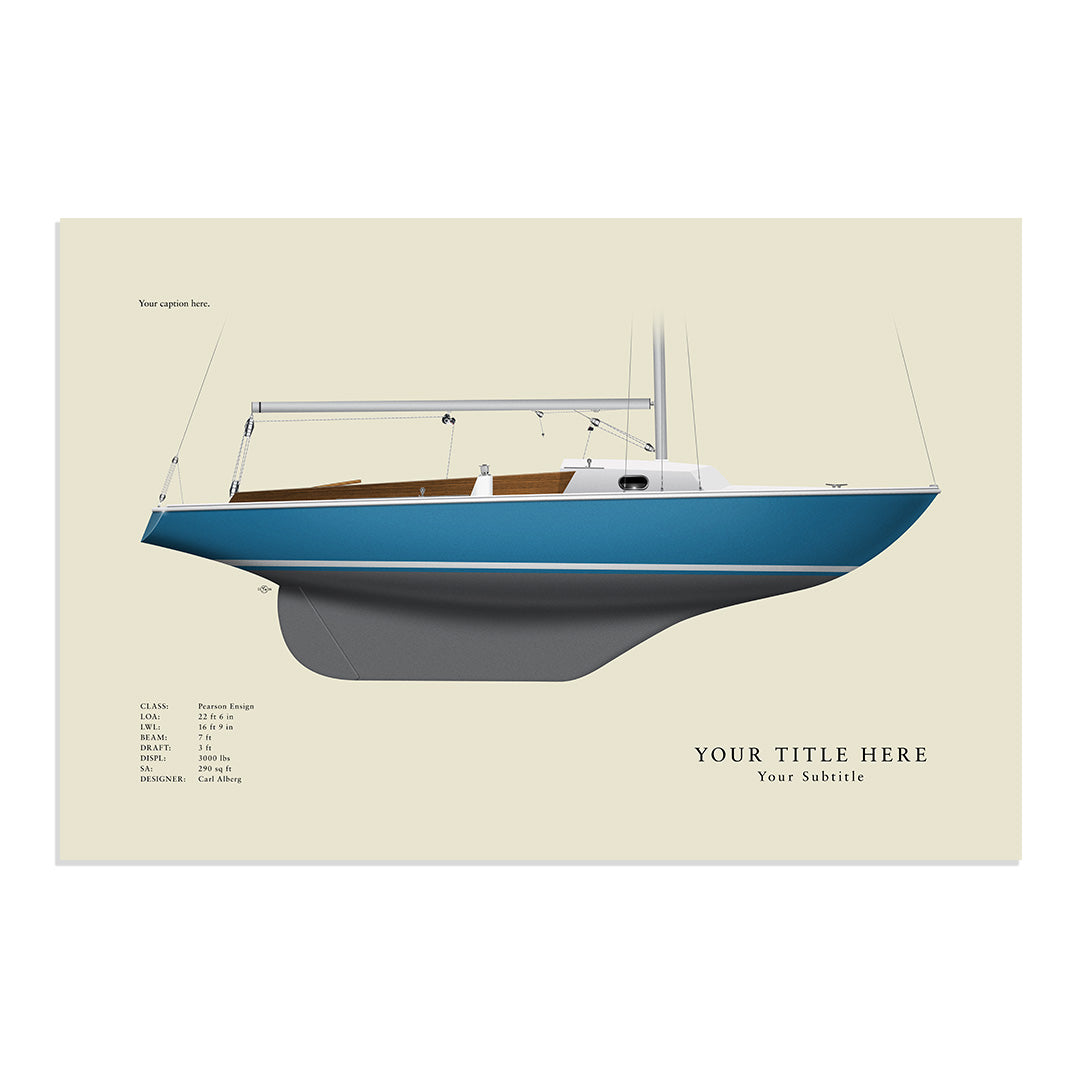Ensign Custom Half Hull Print
