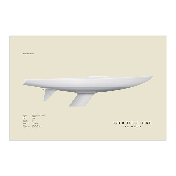 Etchells Custom Half Hull Print