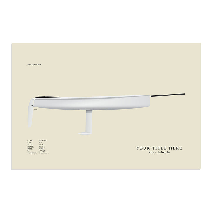 Viper 640 Custom Half Hull Print