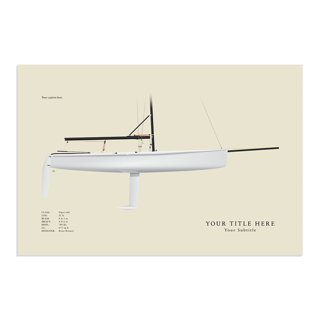 Viper 640 Custom Half Hull Print