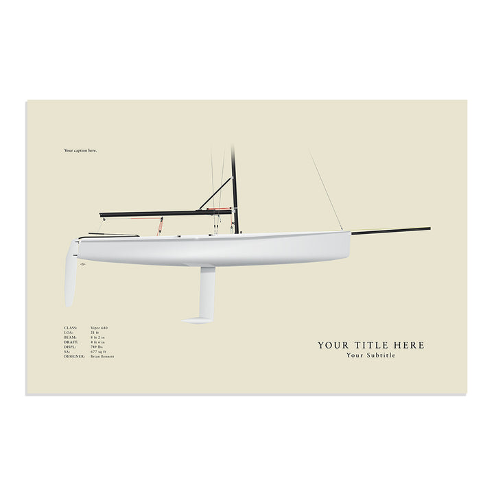 Viper 640 Custom Half Hull Print
