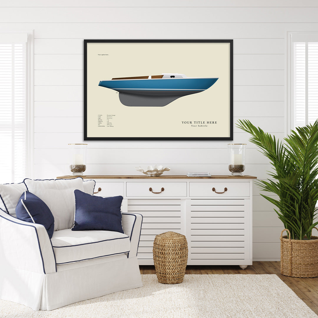 Ensign Custom Half Hull Print