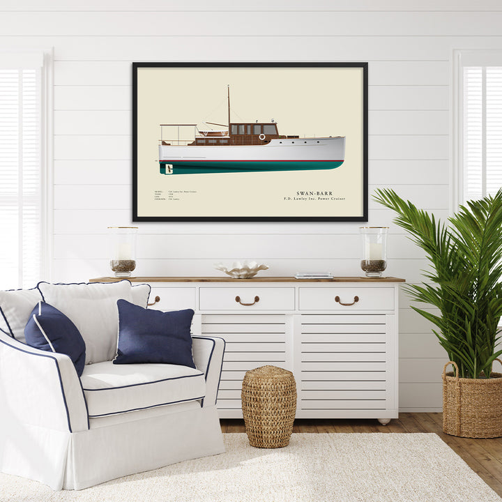 Custom Half Hull Print