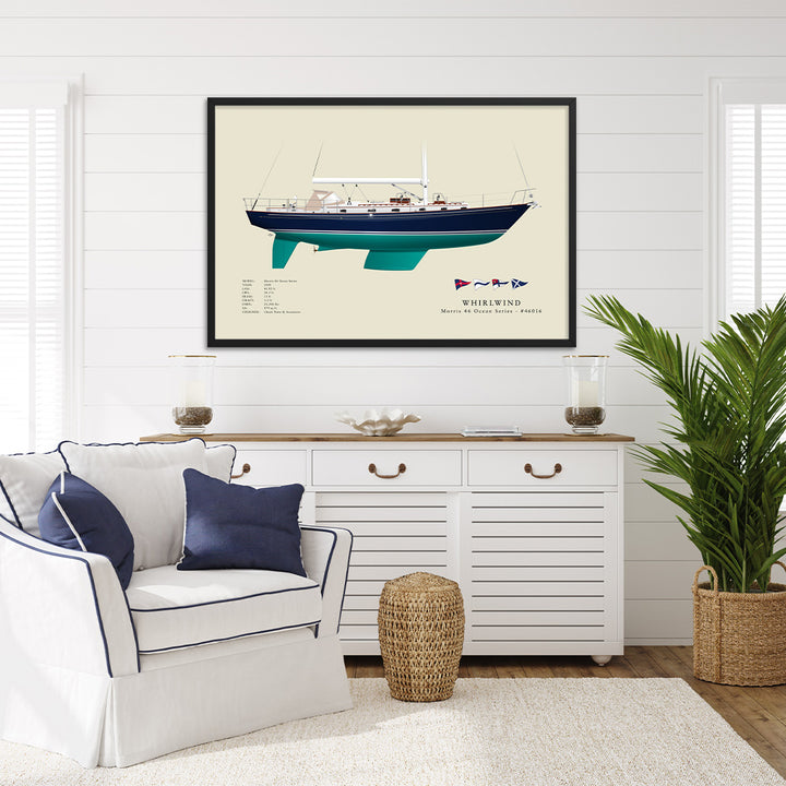 Custom Half Hull Print