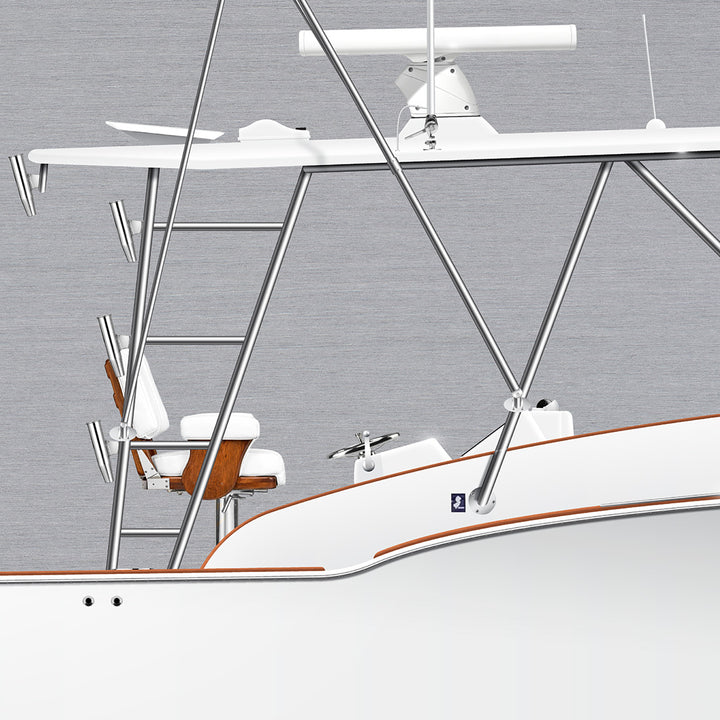 Custom Half Hull Metal Print